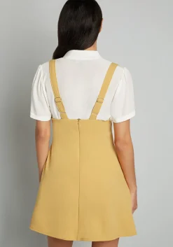 ModCloth Overall Winner Jumper Yellow Sale
