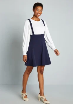 ModCloth Overall Winner Jumper Navy Online