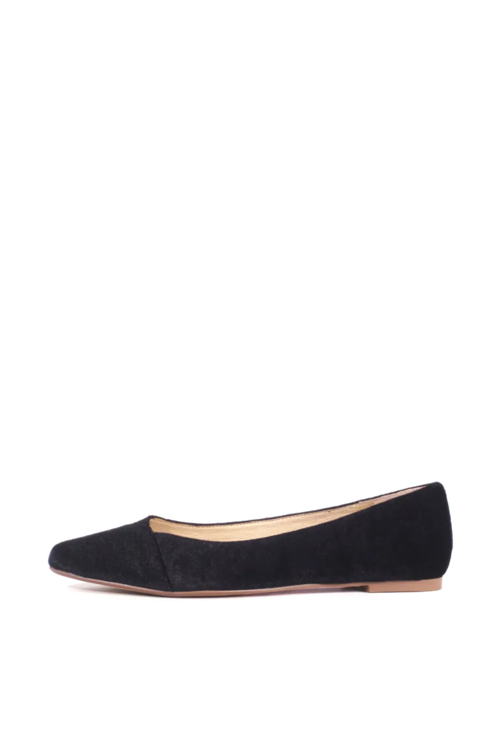 Pammy Velvet Ballet Flats
