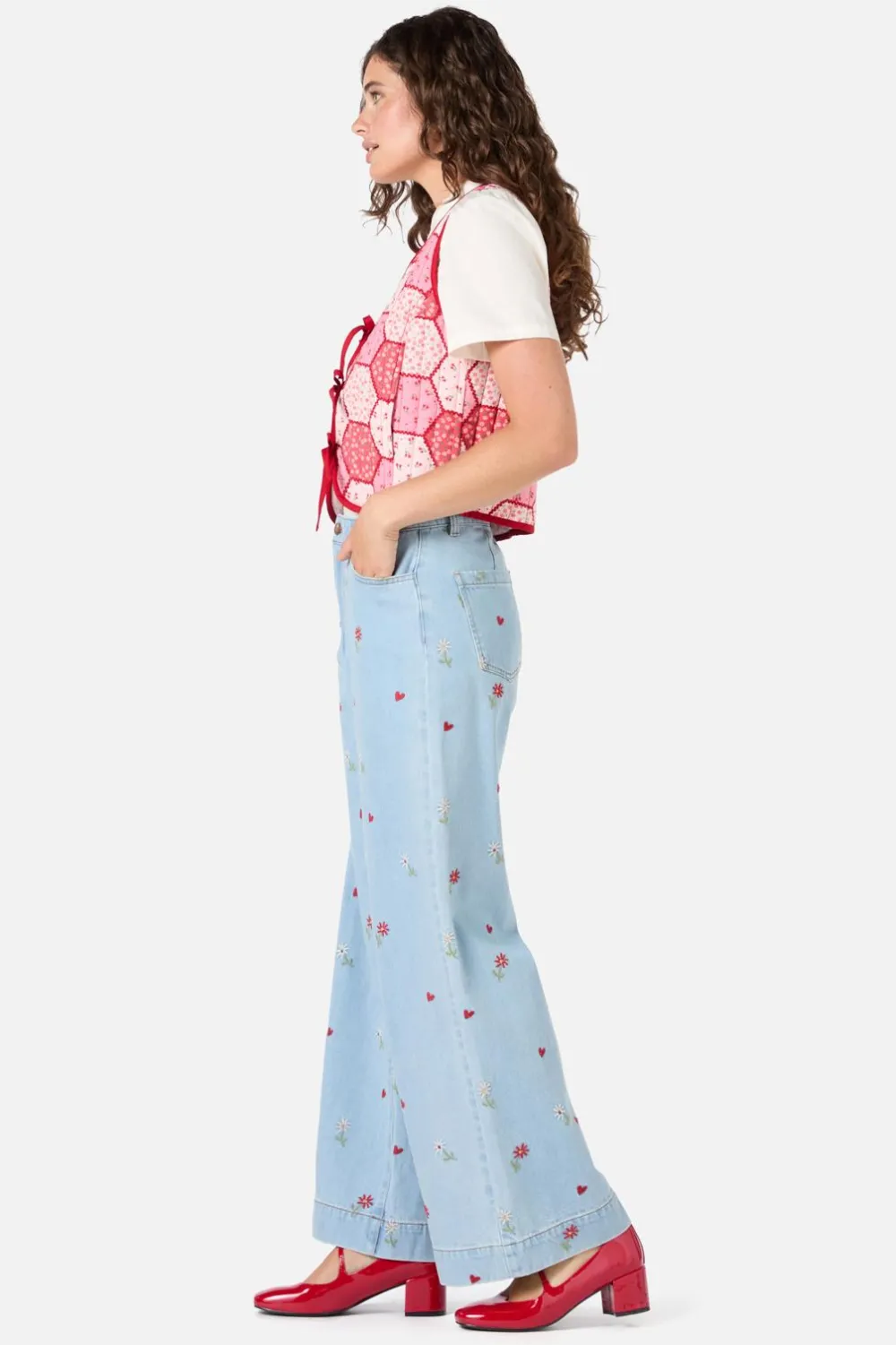 Patchwork Quilted Vest Outlet