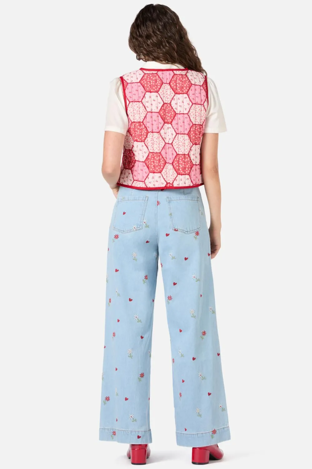 Patchwork Quilted Vest Outlet