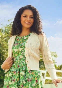 Picnic in the Park V-Neck Cardigan Sand Castle Dream Hot