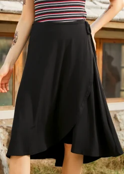 Pirouette Perfection Wrap Skirt Black Sale