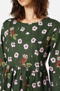 Poppy Owl Mini Dress Clearance