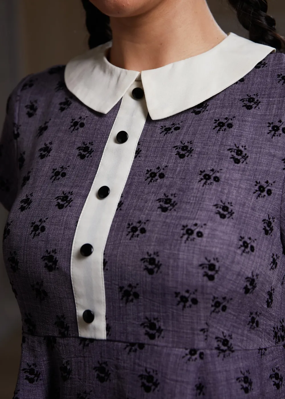 BTC Pretty at the Pumpkin Patch Shirtwaist Dress Plum Perfection Hot