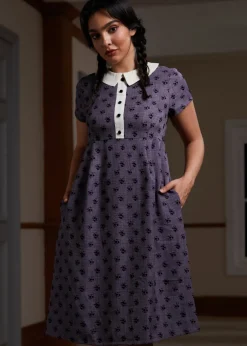 BTC Pretty at the Pumpkin Patch Shirtwaist Dress Plum Perfection Hot