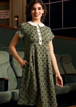 Pretty at the Pumpkin Patch Shirtwaist Dress Mossy Grove New