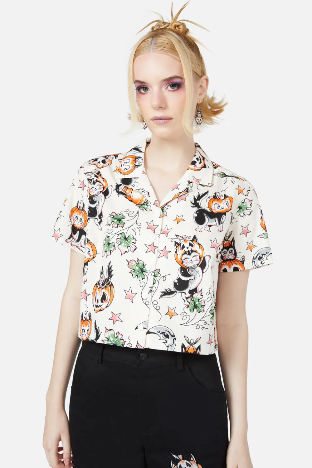 Pumpkin Patch Kitty Blouse Discount