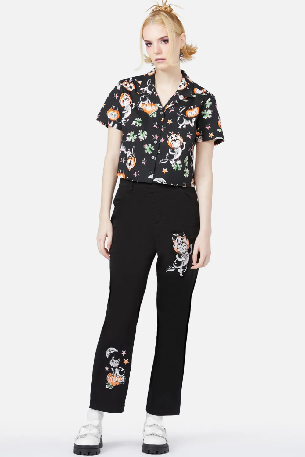 Pumpkin Patch Kitty Blouse Discount