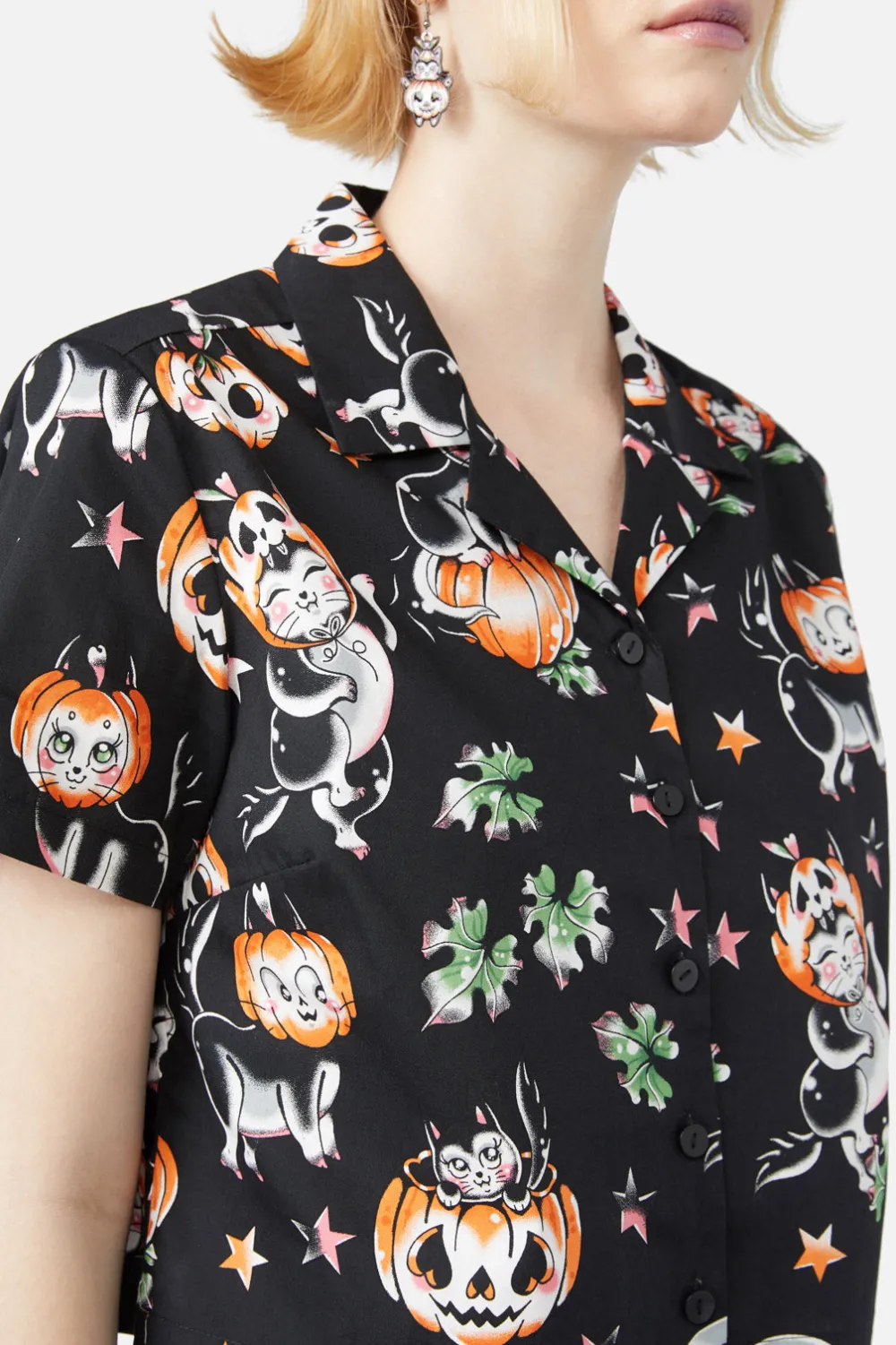 Pumpkin Patch Kitty Blouse Discount