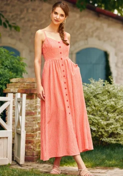 BTC Quite Clearly Charismatic Midi Dress Citrus Check Discount
