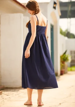 BTC Quite Clearly Charismatic Midi Dress Navy Outlet