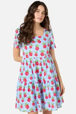 Radish Picnic Smock Dress