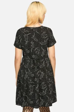 Ratbag Short Sleeved Grunge Dress New