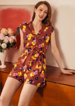 ModCloth Read It and Steep Romper Artwork Online