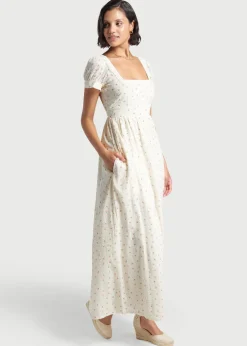 BTC Regency Romance Embroidered Maxi Dress Strawberry Clearance