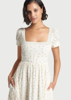 BTC Regency Romance Embroidered Maxi Dress Strawberry Clearance