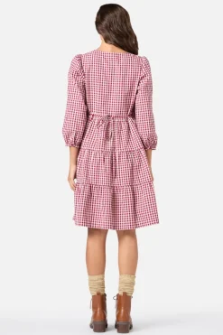 Renae Check Smock Dress New