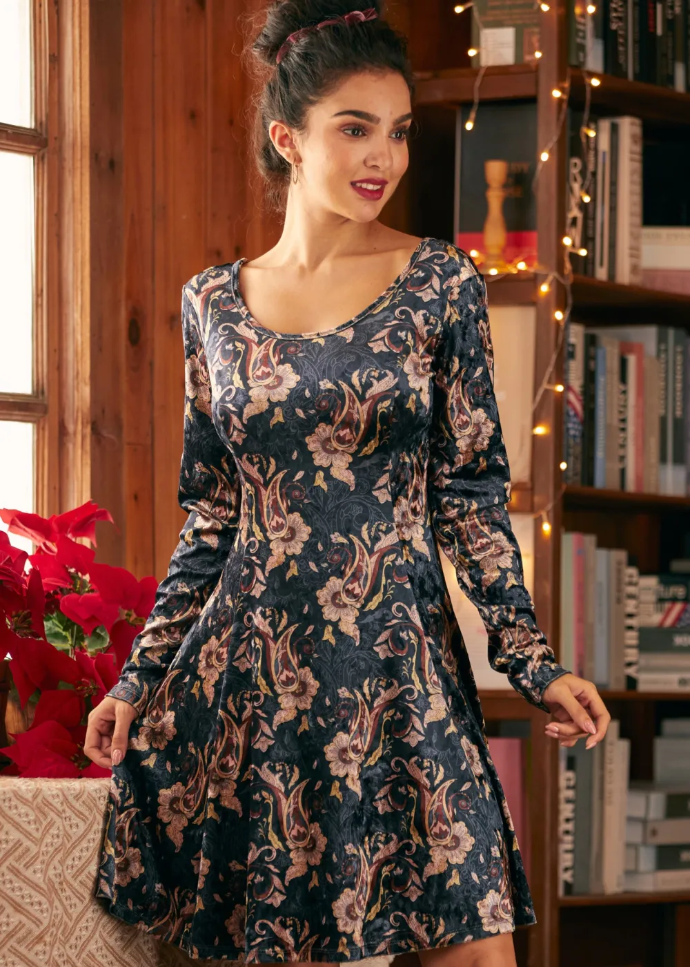 BTC Retro Radiance Fit & Flare Dress Dream Twist Best