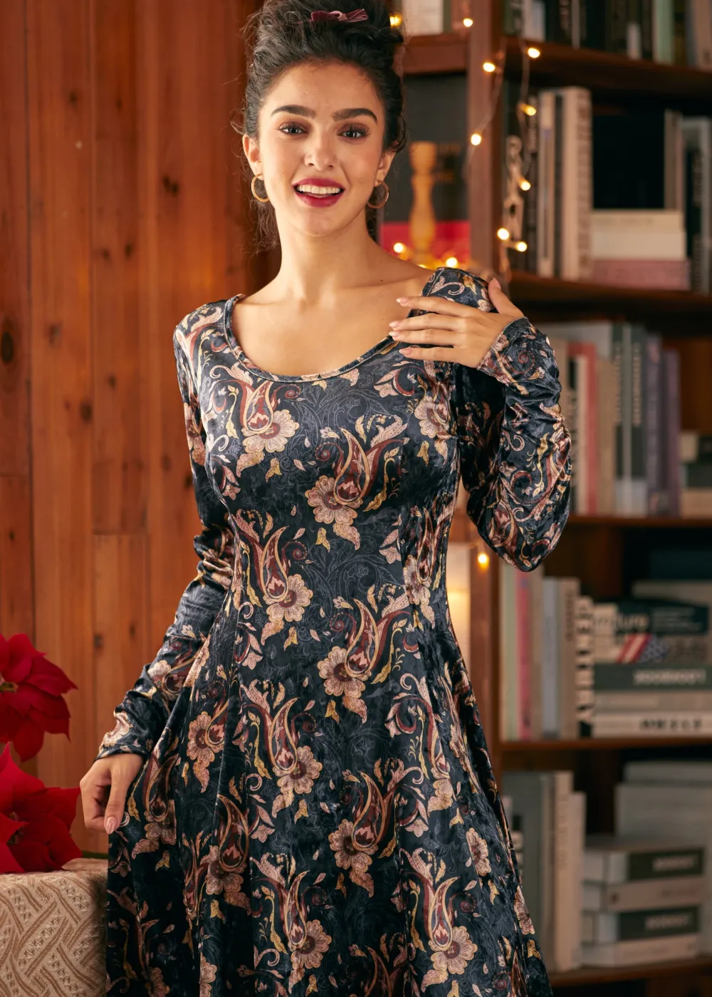 BTC Retro Radiance Fit & Flare Dress Dream Twist Best