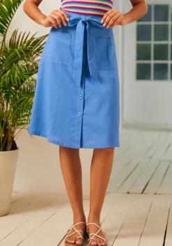 Romantic Rendezvous Skirt Denim Blue Best