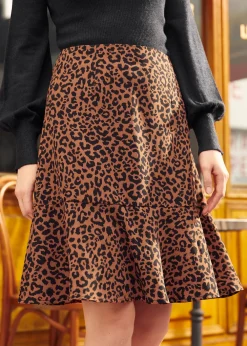 BTC Ruffle Some Feathers Hem Skirt Wild Streak Sale