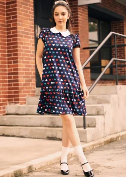 BTC School Days Collared Dress Rainbow Romance Hot