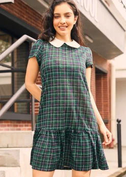BTC School Days Collared Dress Prep School Plaid Sale