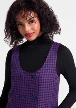 ModCloth Schoolyard Sass Double-Breasted Jumper Multi Plaid Best