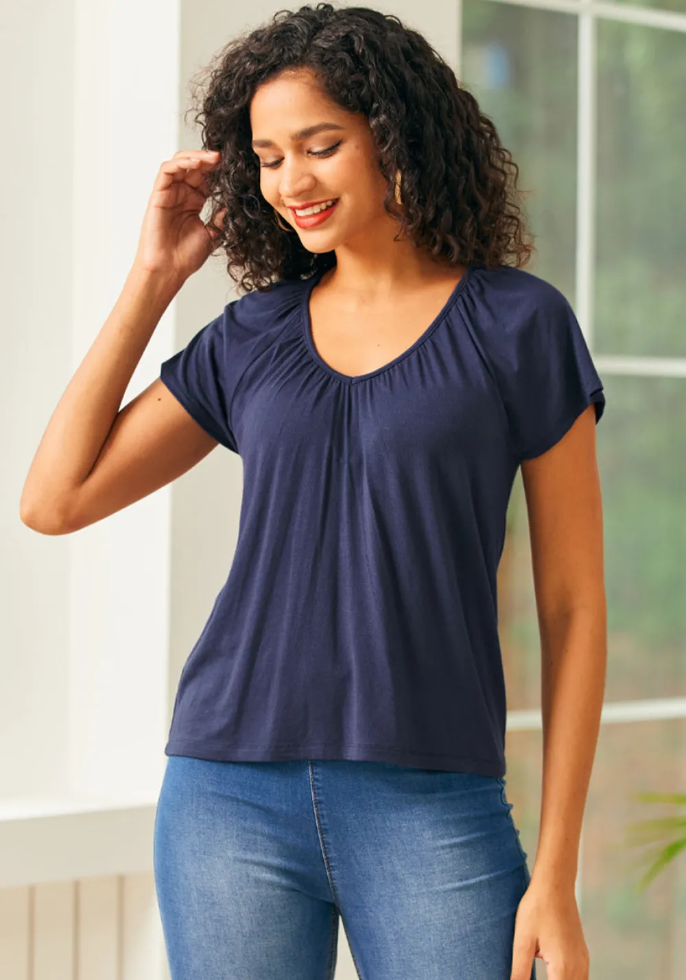 Scoop of Summer Top Navy Online