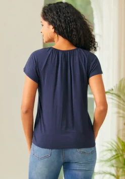 Scoop of Summer Top Navy Online