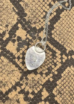 Scorpion Heart Pendant Necklace Pink Hot