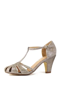 Sergi T-Strap Heels Discount