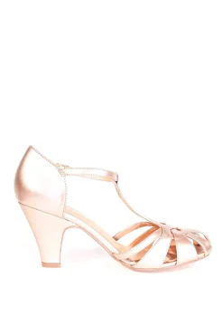 Sergi T-Strap Heels Discount
