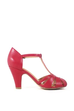 Sergi T-Strap Heels Discount