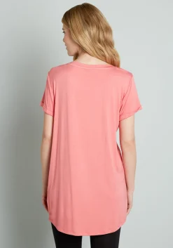 ModCloth Simplicity On A Saturday Tunic Pink Clearance