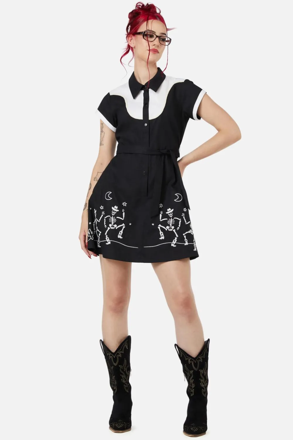 Skelly Skater Dress Hot