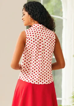 Spotlight Spark Sleeveless Shirt Red Dot Discount