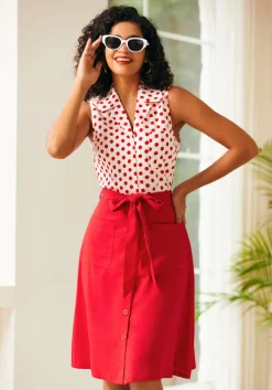 Spotlight Spark Sleeveless Shirt Red Dot Discount