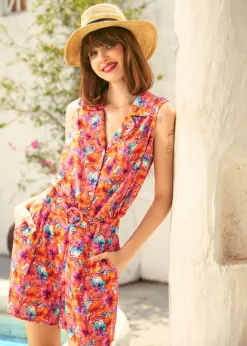 Spotlight Spark Sleeveless Shirt Sunset Sangria Outlet