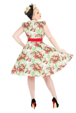 Spring Blossom Swing Dress New