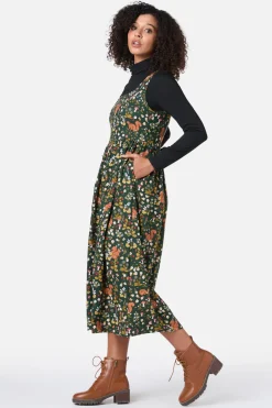 Squirrel Away Midi Dress Hot