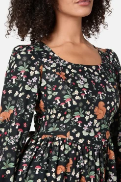 Squirrel Away Mini Dress Hot