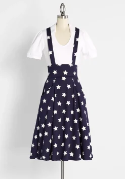 Collectif Star-Spangled 'Manner' Jumper Navy New