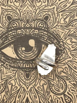 Sterling Silver Moonstone Ring White Sale