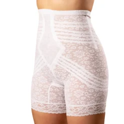Style 6207 | No Roll High Waist Lace Thigh Slimmer with Extra Firm Support Discount