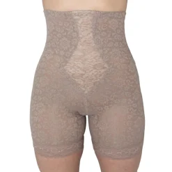 Style 6207 | No Roll High Waist Lace Thigh Slimmer with Extra Firm Support Discount