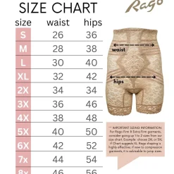 Style 6207 | No Roll High Waist Lace Thigh Slimmer with Extra Firm Support Discount