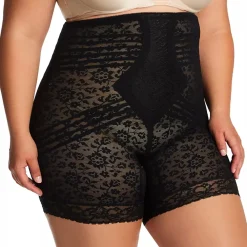 Style 6207 | No Roll High Waist Lace Thigh Slimmer with Extra Firm Support Discount