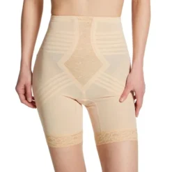 Style 6209 | Breathable High Waist Thigh Slimmer | No Roll Power Mesh Hourglass Shaper | Firm to Extra Firm Support Discount